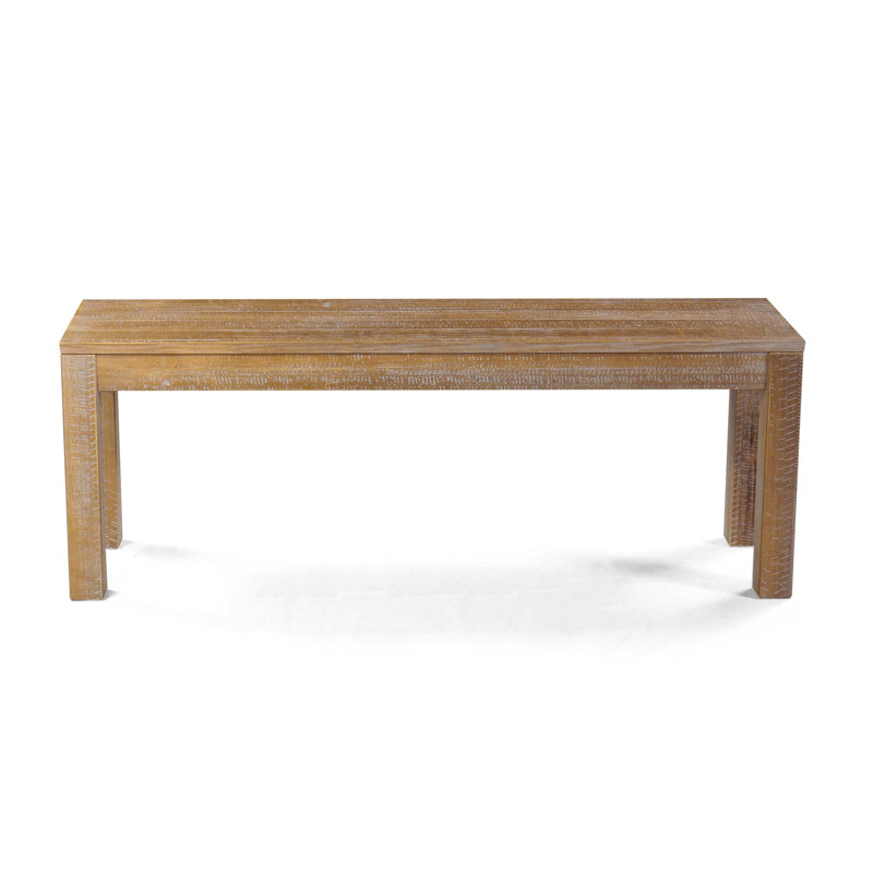 Banc en bois massif Montauk, Bois flotté