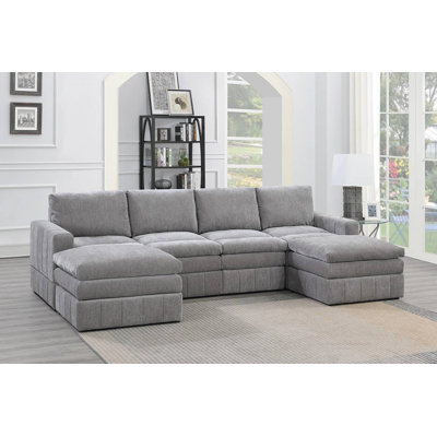 Kaelicci Upholstered U-Shaped Sectional Symmetrical