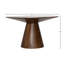 Carrera 52" Wide Mango Dining Table, Medium Brown