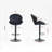 Bar Stools Set of 2 - Adjustable Barstools with Back and Footrest, Counter Height Bar Chairs for Kitchen, Pub-1679021154