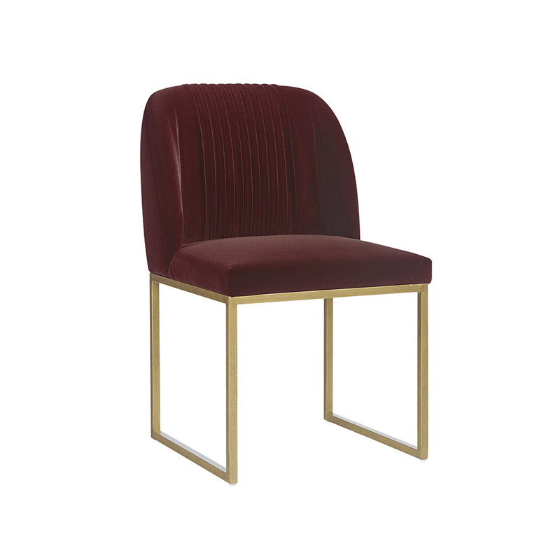 Nevin Upholstered Dining Chair, Merlot