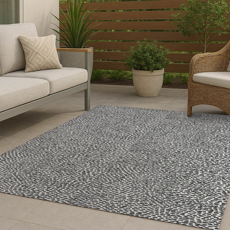Tapis d'extérieur antidérapant Twinkle Splat, Rectangle 4pi x 6 pi