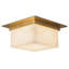 Mineral 11-in Brass Flush Mount-892515398-892515451
