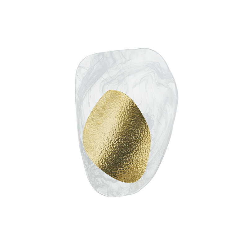 Bilbao Wall Sconce in Vintage Brass
