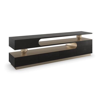 Modern Principles 88'' Solid Wood Top Console Table