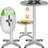 Metal Top Dining Table