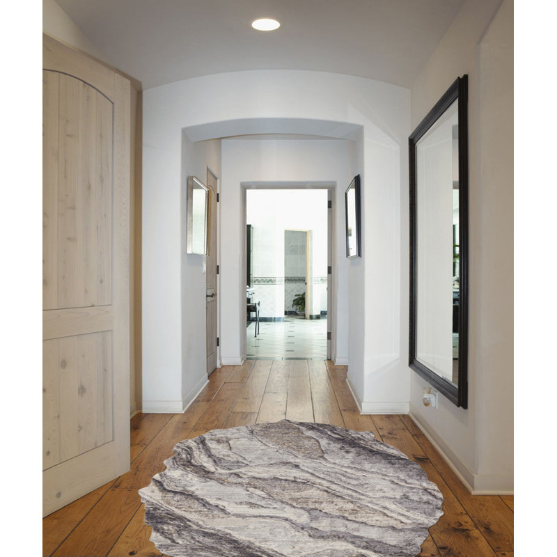 Gibrilla Geometric Hand Knotted Indoor / Outdoor Area Rug, Rectangle 195 x 195cm