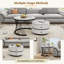 Trestle Coffee Table with Storage-1150343582