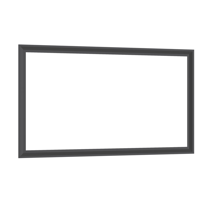 60"X36" Oversized Modern Rectangle Wall Mirror For Bathroom, Living Room, Bedroom | Black Aluminum Frame | Vertical Or Horizontal Mount | Gift Idea