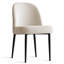 Chaise de salle à manger rembourrée Gramercie avec pieds en métal (ensemble de 2)-1675662199