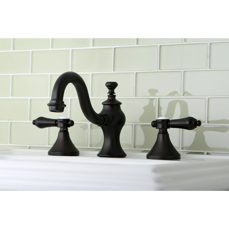 Robinet de salle de bain espacé Kingston, Bronze huilé