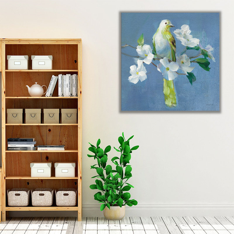 Printemps dans le quartier II - reproduction d'art sur toile, H 30 po x l 30 po