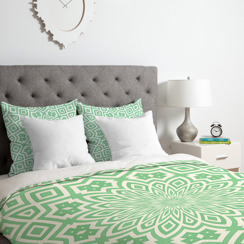 Lisa Argyropoulos Polyester Geometric Shapes Duvet Cover, King Duvet Cover + 2 King Shams