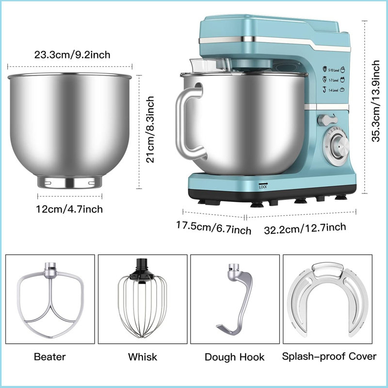 Blue Elephant Stand Mixer, Blue