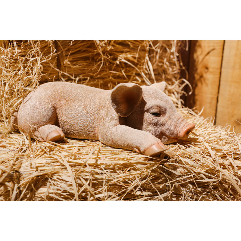 Pig Sleeping Statue