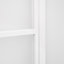 Metal Sliding With Frosted Glass Barn Door