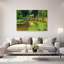 Dans un parc, impressionniste, abstrait, paysage contemporain, affiche murale-1388834540