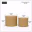 Ensemble de 2 tables gigognes en MDF
