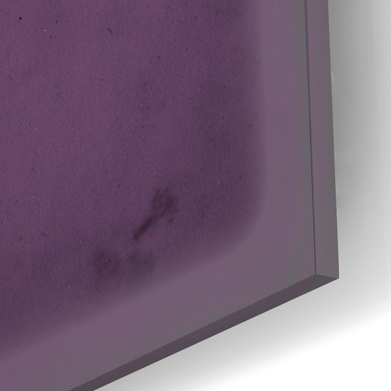 «Plum chandelier croquis 2» par Ethan Harper, art mural en verre acrylique, H 16 po x l 12 po x P 0,13 po