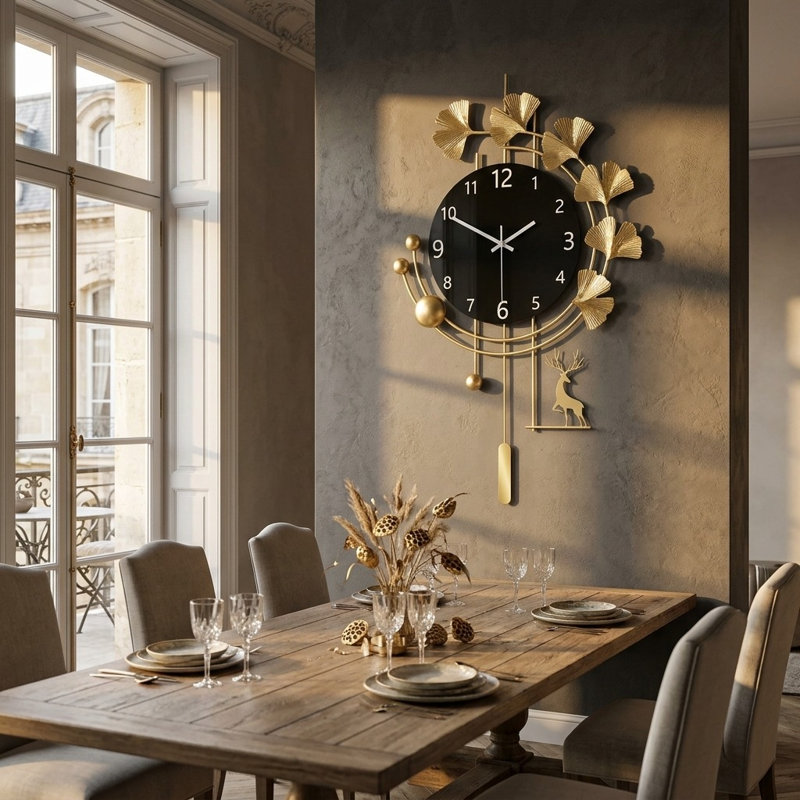 Iron Analogue Wall Clock