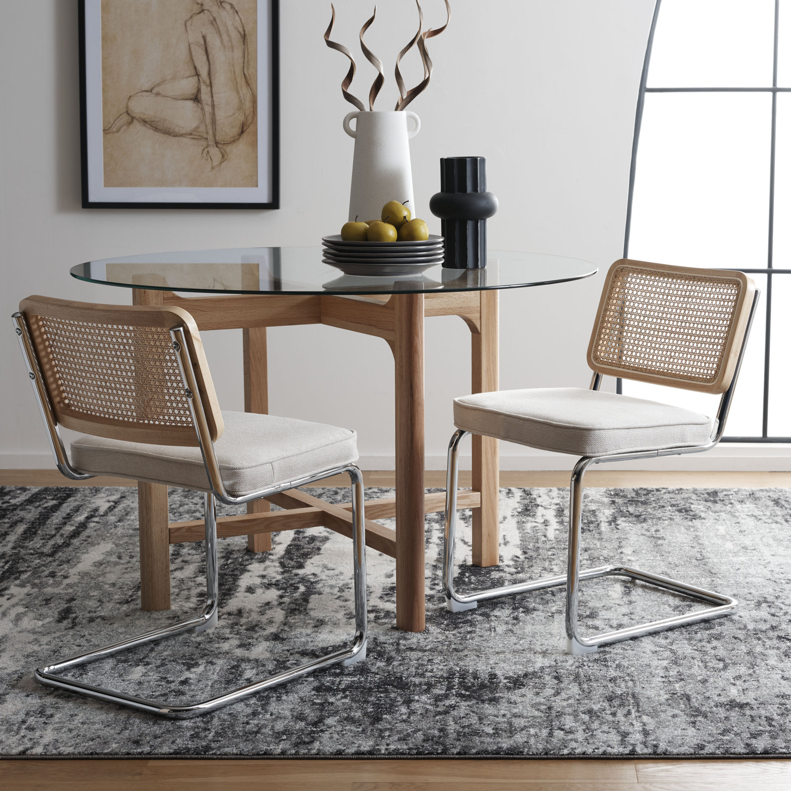 Coralia Dining Chair, Cream