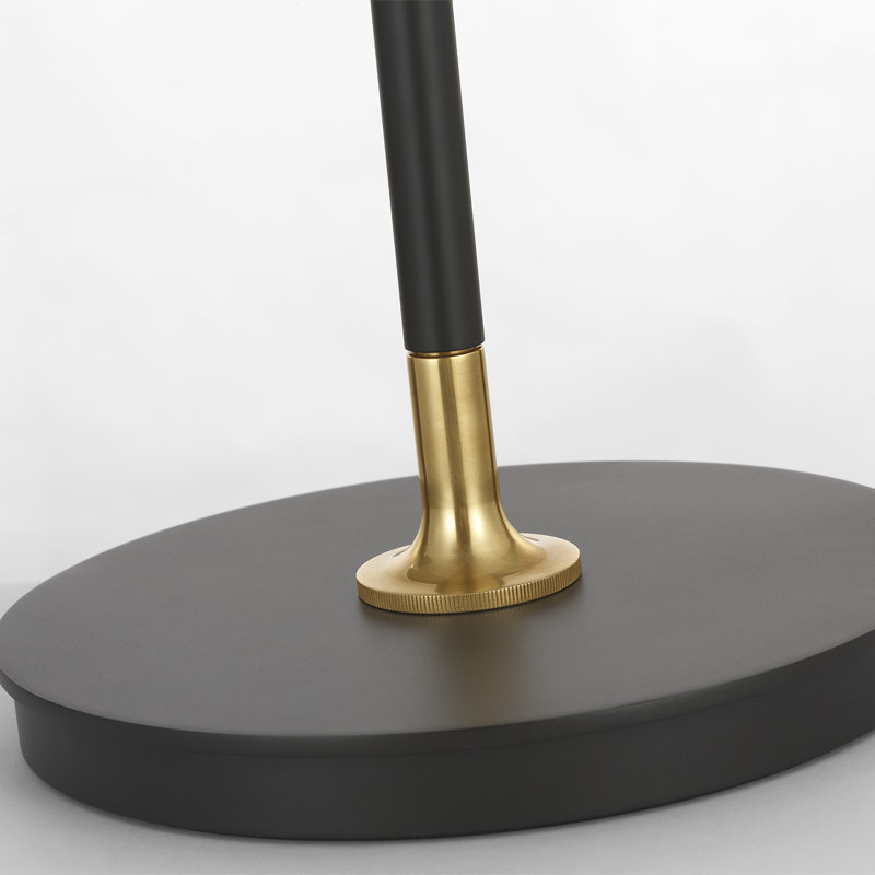 Thomas O'Brien Oso 25" Arc Table Lamp, Black, Iron