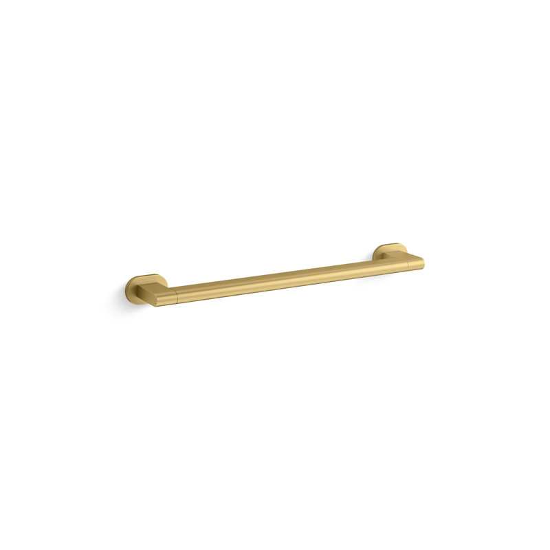 Belay Grab Bar, 1.75" H x 18" L, Brushed Brass
