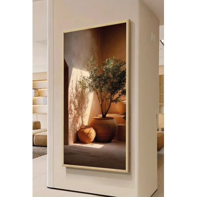 Stunning Decorative Framed MDF Painting, 27.6 x 13.0 inches | 100% Solid Wood Frame (Thickness: 0.8 inches) | Vibrant Digital Print, Perfect for Home Decor, Living Room & Office | Elegant Wall Art Addition