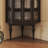 Black Solid Wood Corner cabinet