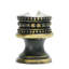 Caché medium round knob with flared foot with an 18mm Swarovski Clear Crystalin Chalice-124873089