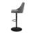 Tyaisa Swivel Upholstered Adjustable Height Counter Stool-1291079063