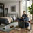 Swivel Armchair With Metal Base-121450842