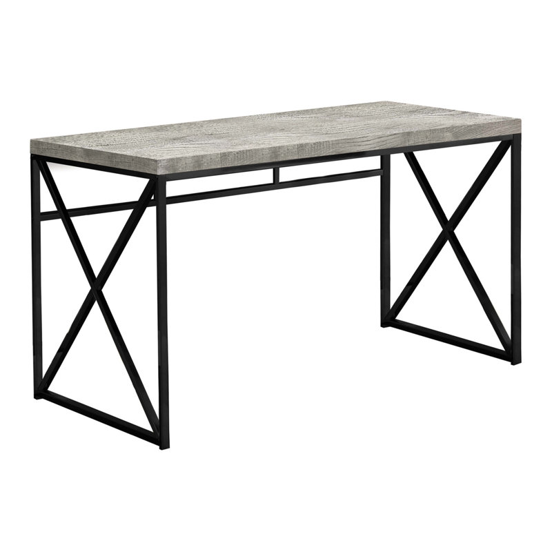 Bureau d'ordinateur, Gris/noir