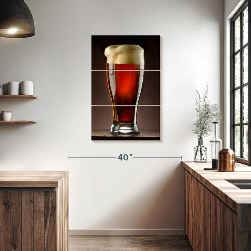Grand verre à bière Yarlin, H 38 po x l 24 po