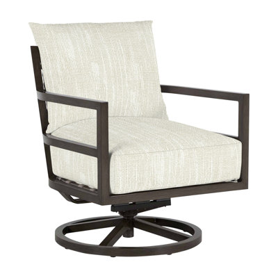 Chaise berçante pivotante en aluminium Santa Barbara
