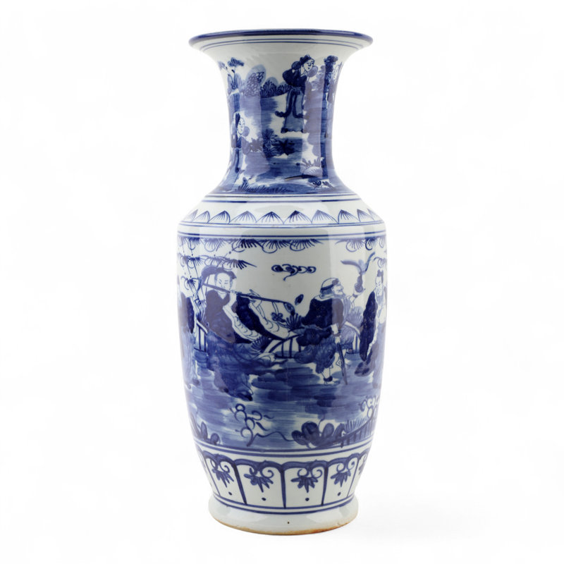 Porcelain Blue and White Classic Vase
