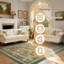Tapis vert floral rétro de style bohémien lavable à la machine antidérapant salon doux tapis de chambre intérieur-117177294
