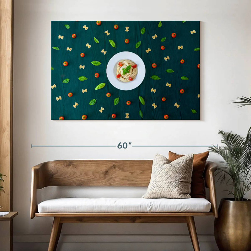 Motif de pâtes italiennes, H 32 po x l 48 po