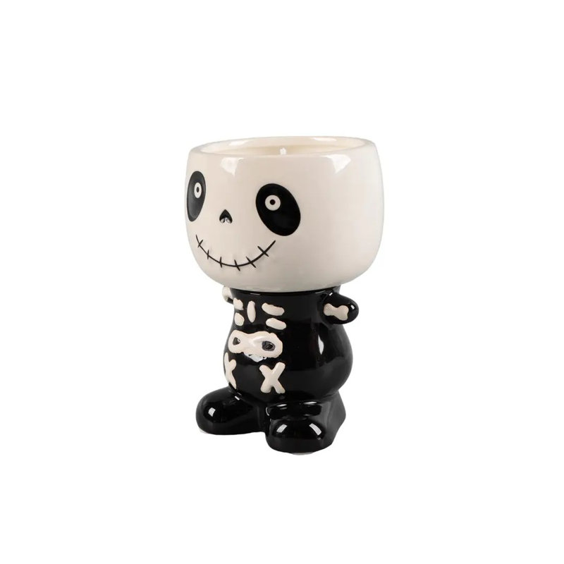 3.38"D Skeleton Kid - Pumpkin Patch (5 oz)