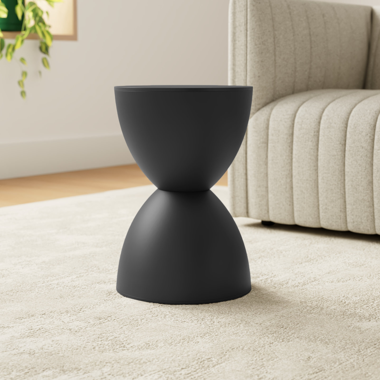 Burgess Accent Stool, Black