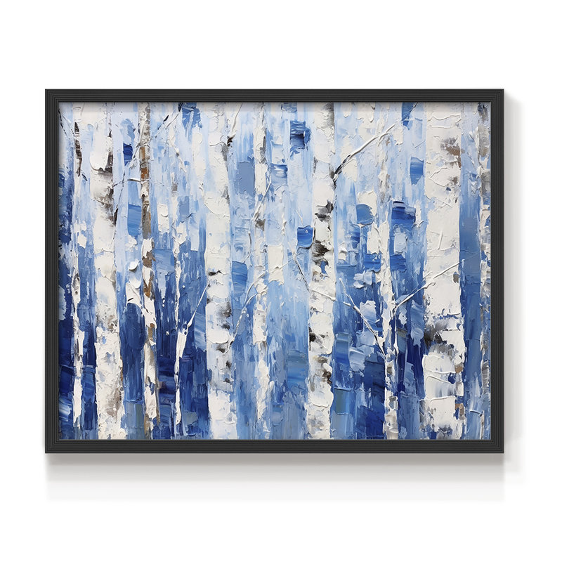 Abstrait, série Cxxxv, reproduction encadrée, Noir, H 16 po x l 20 po