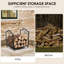 Hubertine 49cm W Metal Log Rack