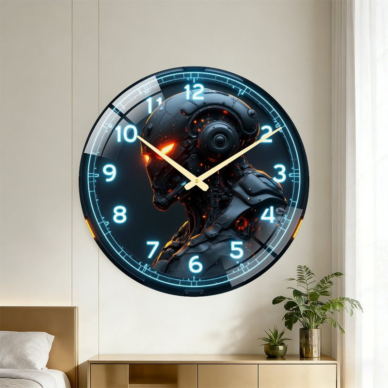 Robot - Horloge murale 24 po