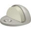 Deltana DSHP916U15 Dome Stop haut profil, laiton massif nickel brossé-14748373-124651473