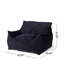  Fauteuil à billes en velours de coton avec accoudoirs Allea Midnight Blue-1724895180