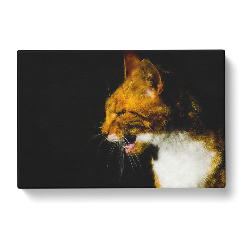 Portrait Of A Cat Vol.5 Painting - Wrapped Canvas, 35cm H x 60cm W x 3cm D