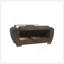 Causeuse convertible rembourrée avec rangement, microfibre brune-1761574479