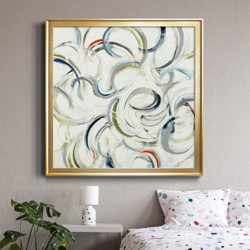 «Round We Go», reproduction d'art sur toile encadrée, Érable, H 30,5 po x l 30,5 po x P 1,5 po