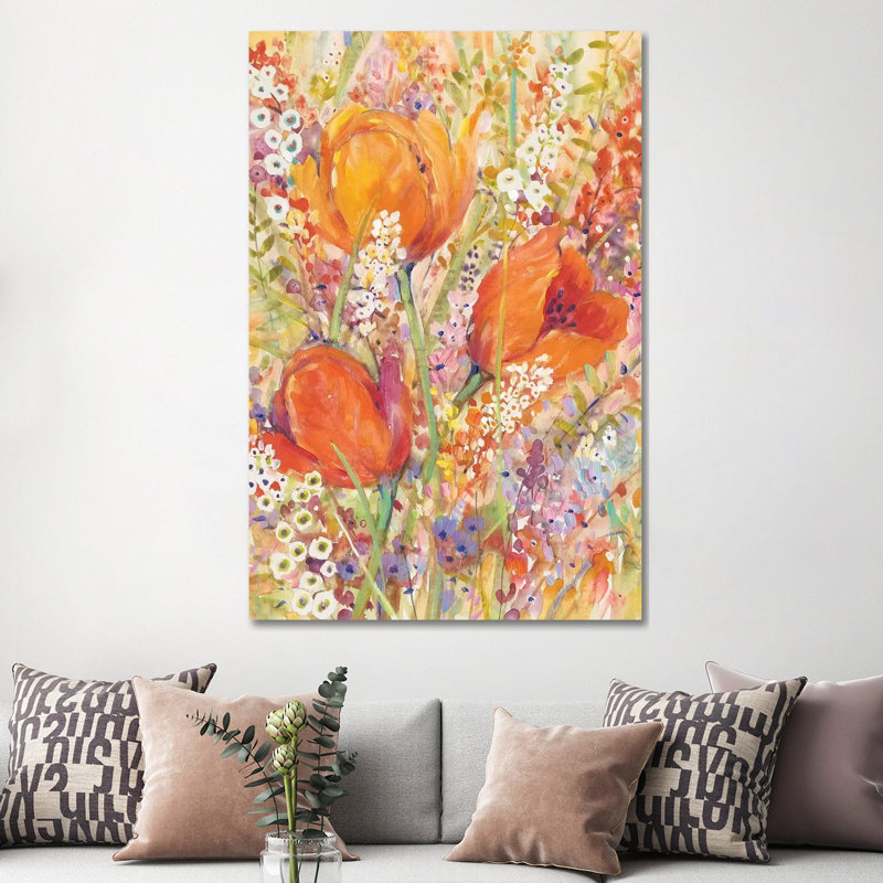 «Spring Bloom I» par Timothy O 'Toole - peinture sur toile tendue, H 60 po x l 40po x P 1,5 po