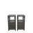 Solid Wood End Table Set with Storage
